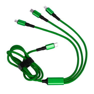 Зарядний кабель Solin Type-C 3в1 60W : Тотобі